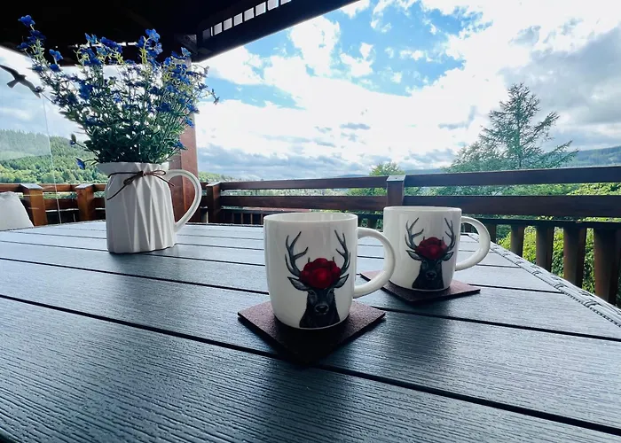 Panoramablick Mit Privatparkplatz, 2 Balkone Und 1,5 Baeder * Titisee-Neustadt